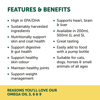 Omega 3, 6 & 9 Oil 1L