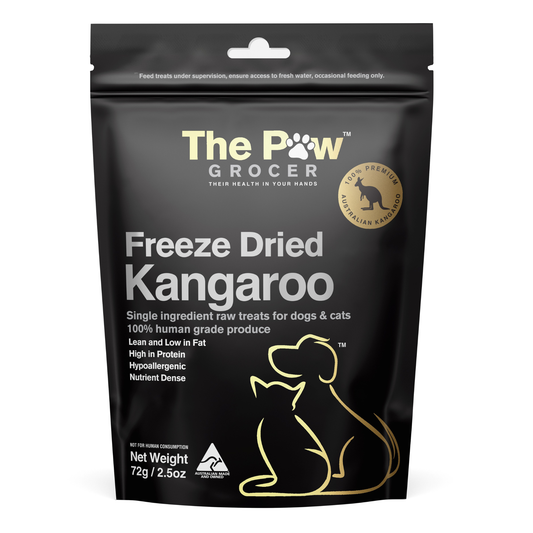 The Paw Grocer Black Label Freeze Dried Kangaroo 72g