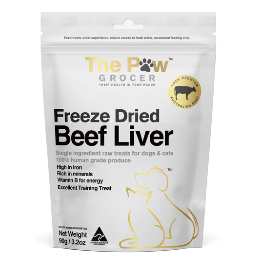 The Paw Grocer Freeze Dried Beef Liver 90g