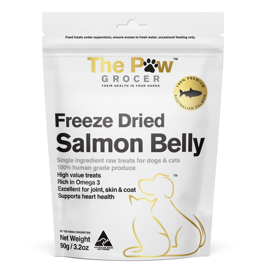 The Paw Grocer White Freeze Dried Salmon Belly Treats 90g