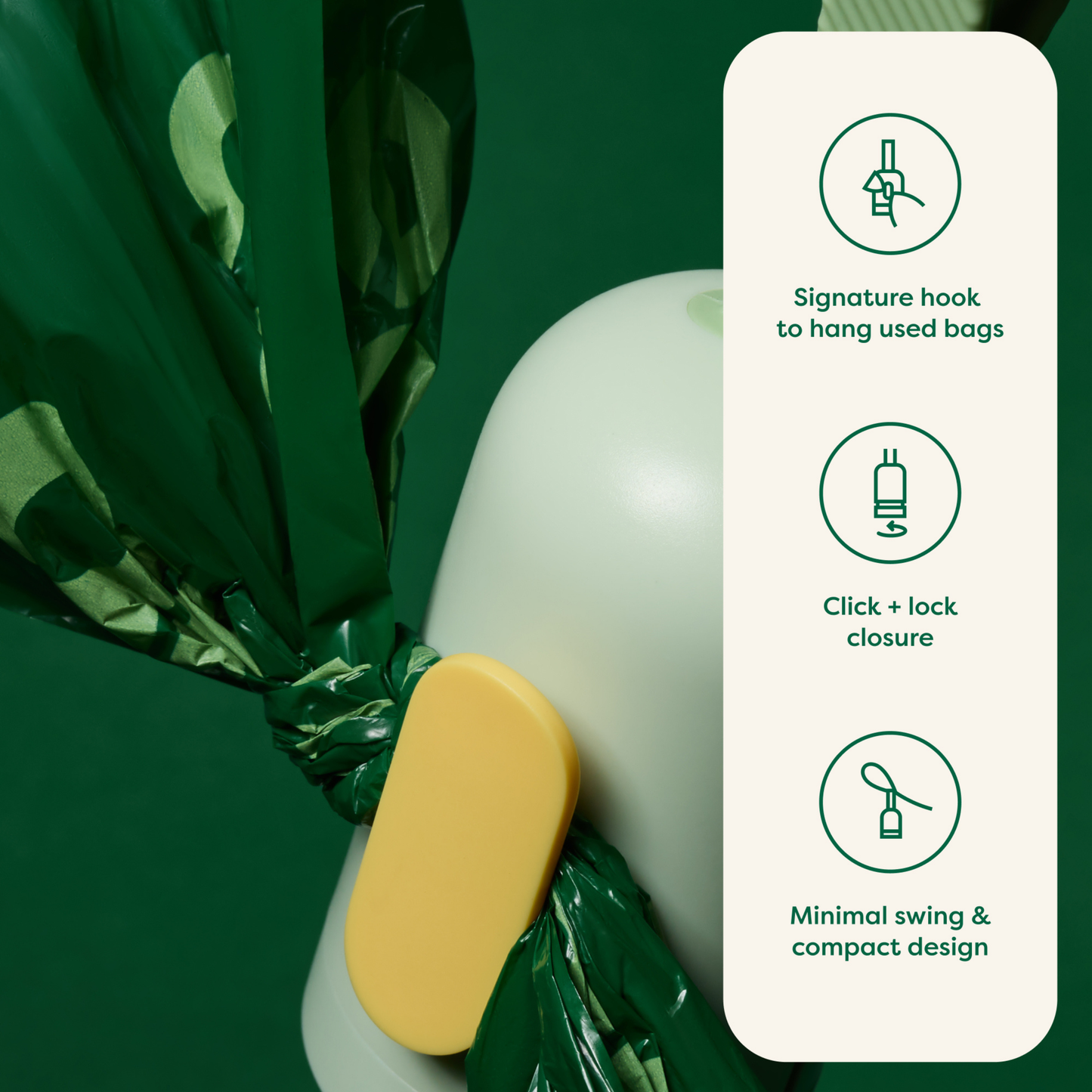 Earth Rated Leash Dispenser with 15 bags - Unscented