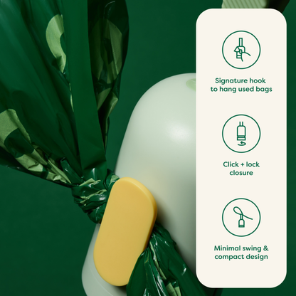 Earth Rated Leash Dispenser with 15 bags - Unscented