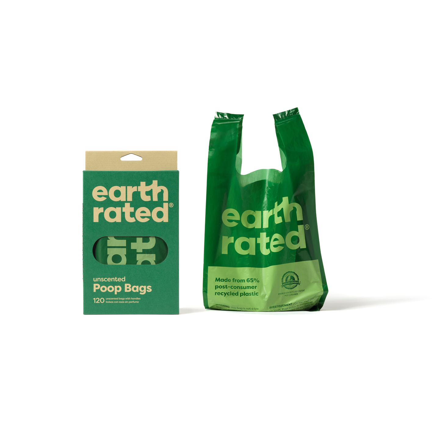 Earth Rated 120 Easy Tie Handle Bags Single Roll - Unscented