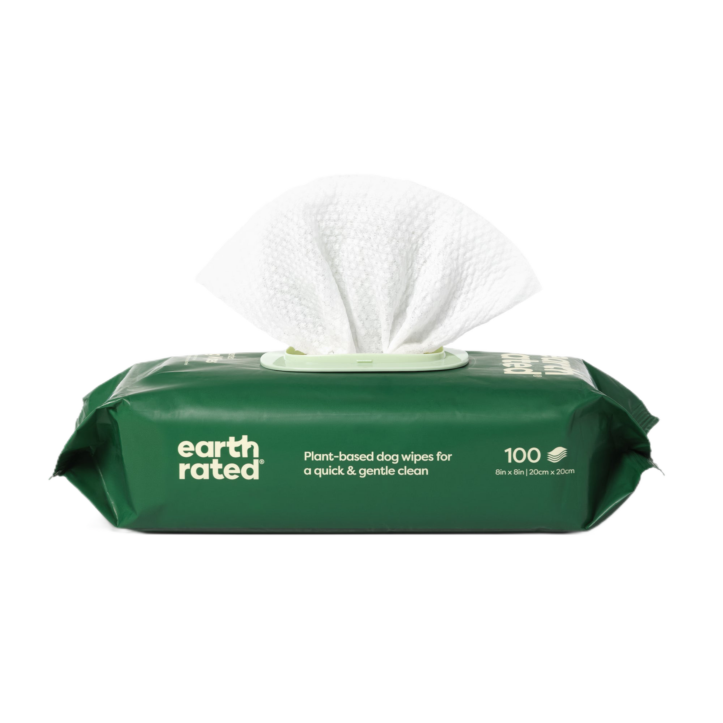 Earth Rated 100 Dog Wipes - Unscented